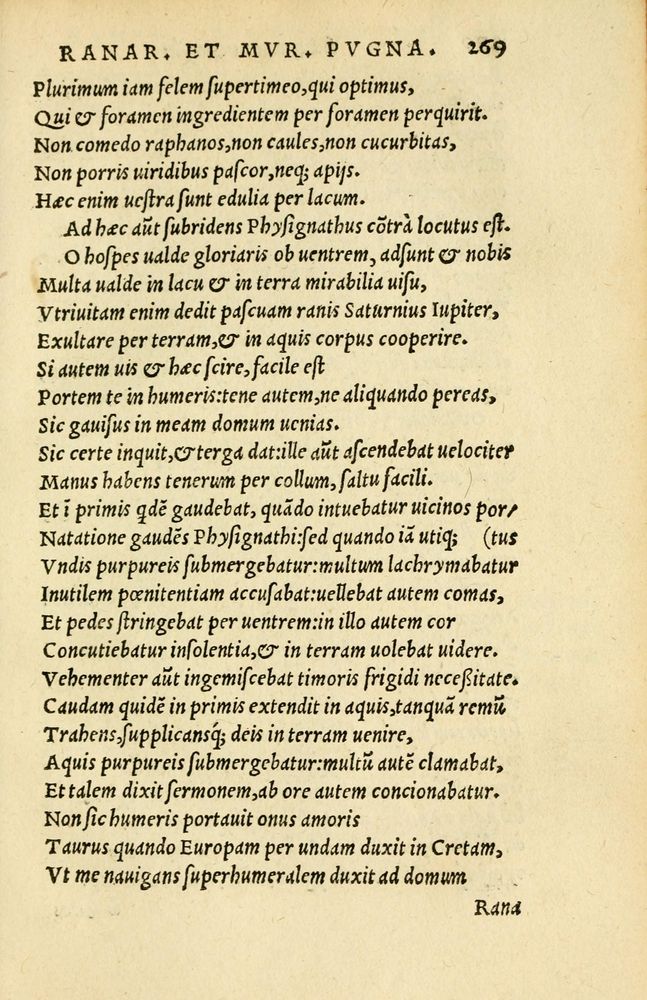 Scan 0273 of Aesopi Phrygis Fabellae Graece et Latine