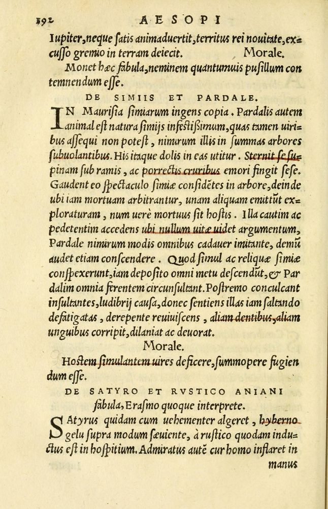 Scan 0166 of Aesopi Phrygis et aliorum fabulae