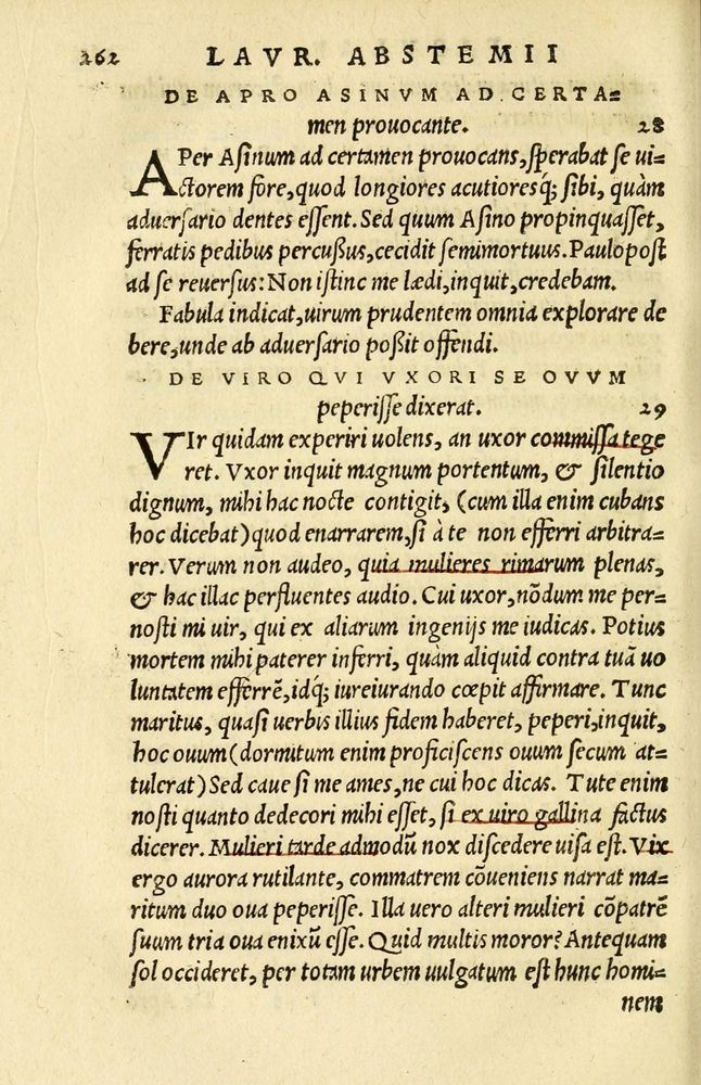 Scan 0236 of Aesopi Phrygis et aliorum fabulae