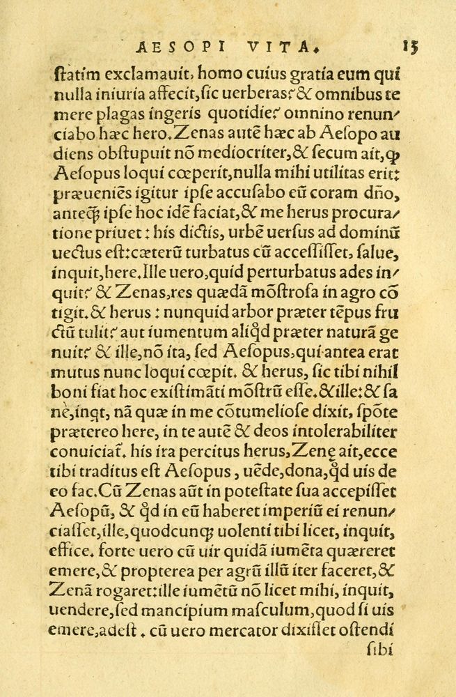 Scan 0017 of Aesopi Phrygis fabellae græce & latine