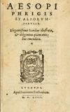 Thumbnail 0007 of Aesopi Phrigis Et Aliorvm Fabvlae