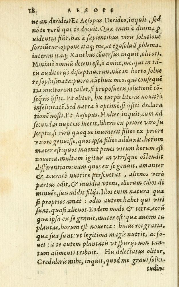Scan 0024 of Aesopi Phrigis Et Aliorvm Fabvlae