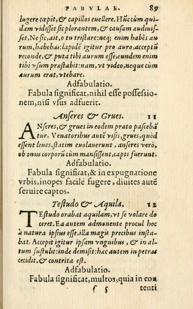Scan 0095 of Aesopi Phrigis Et Aliorvm Fabvlae