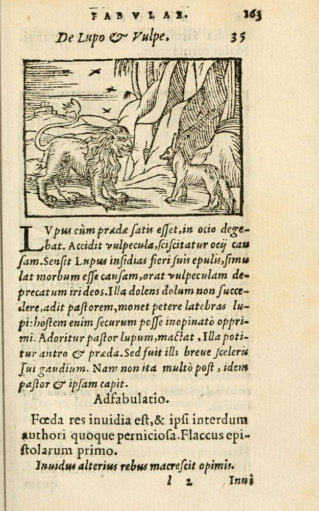 Scan 0169 of Aesopi Phrigis Et Aliorvm Fabvlae