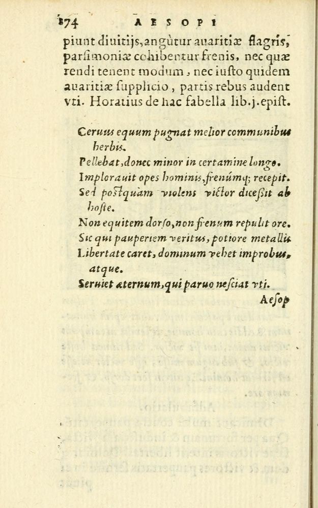 Scan 0180 of Aesopi Phrigis Et Aliorvm Fabvlae