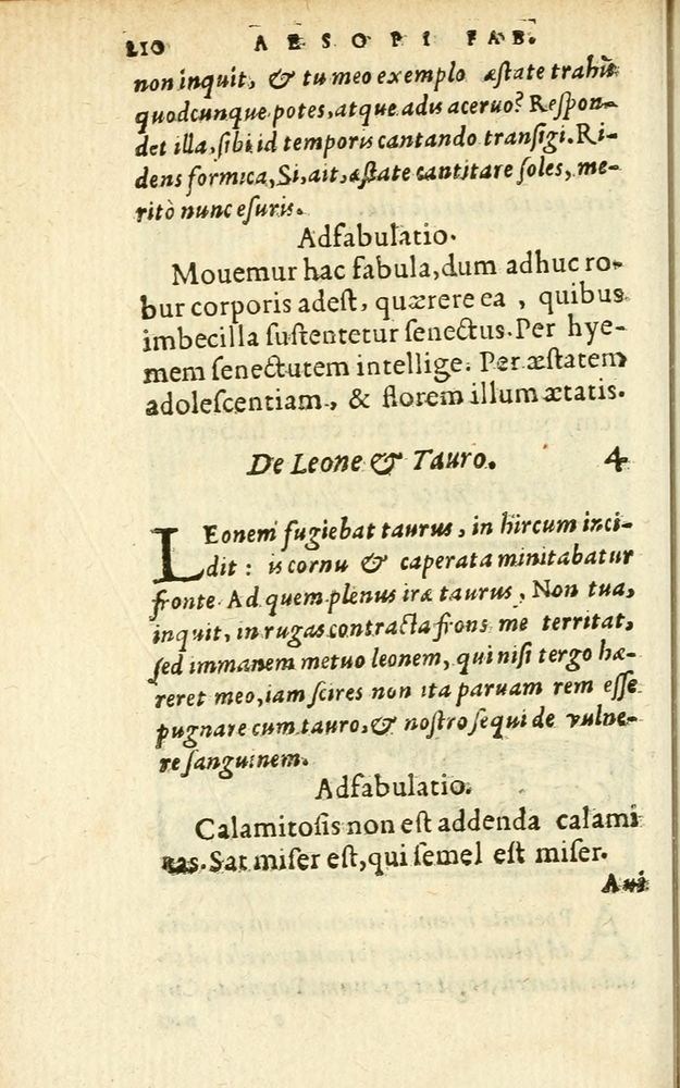 Scan 0216 of Aesopi Phrigis Et Aliorvm Fabvlae