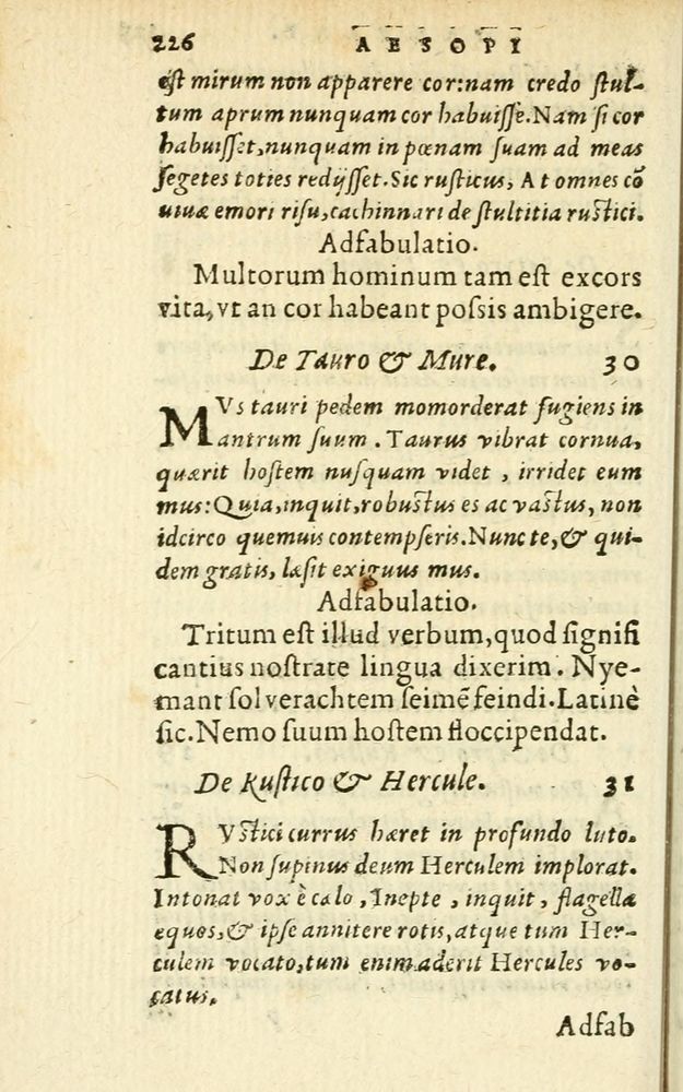 Scan 0232 of Aesopi Phrigis Et Aliorvm Fabvlae
