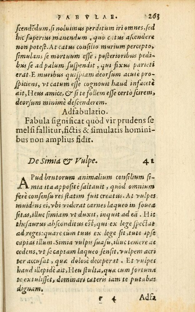 Scan 0269 of Aesopi Phrigis Et Aliorvm Fabvlae
