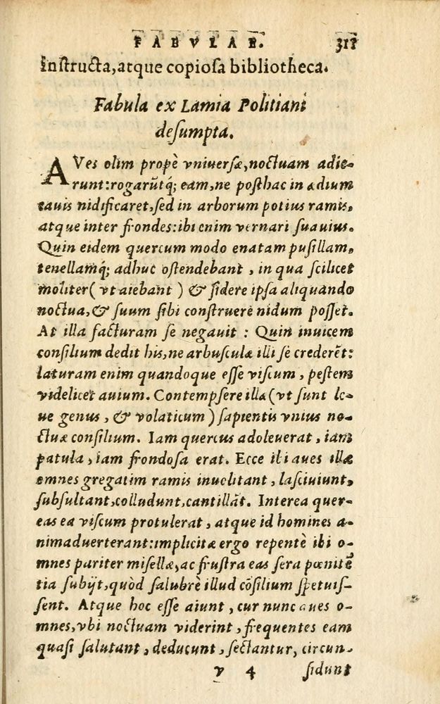 Scan 0317 of Aesopi Phrigis Et Aliorvm Fabvlae