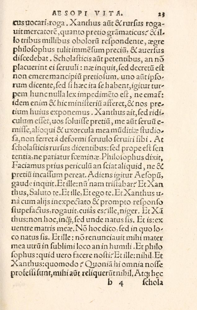 Scan 0031 of Aesopi Phrygis Fabulae græce et latinè