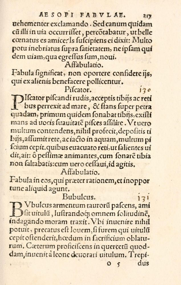 Scan 0225 of Aesopi Phrygis Fabulae græce et latinè