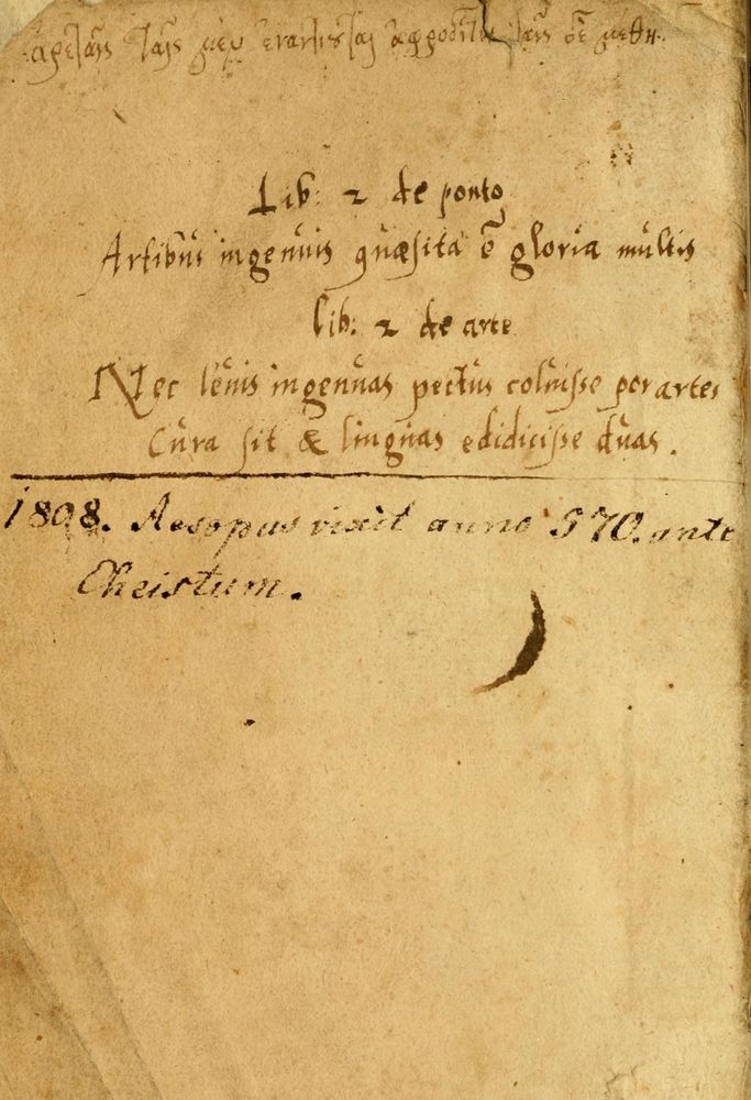 Scan 0006 of Aesopi Phrygis fabvlæ Graece et Latine