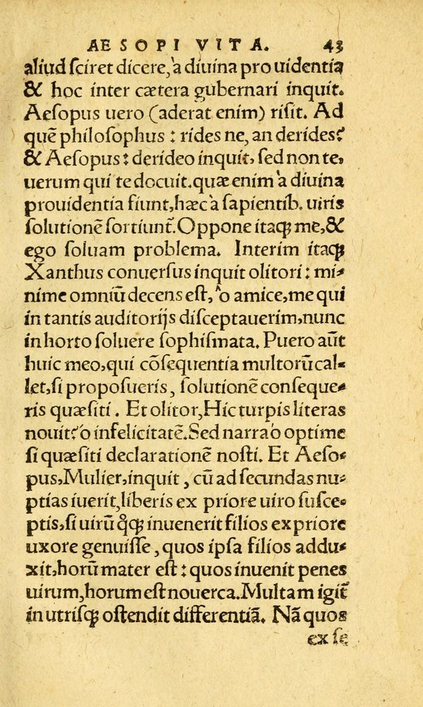 Scan 0051 of Aesopi Phrygis fabvlæ Graece et Latine