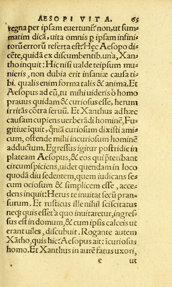 Scan 0073 of Aesopi Phrygis fabvlæ Graece et Latine