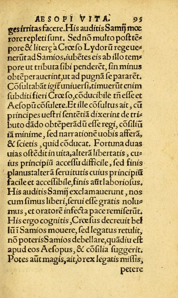 Scan 0103 of Aesopi Phrygis fabvlæ Graece et Latine