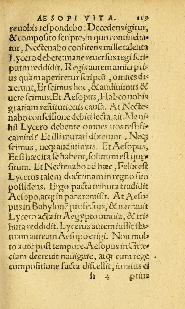 Scan 0127 of Aesopi Phrygis fabvlæ Graece et Latine