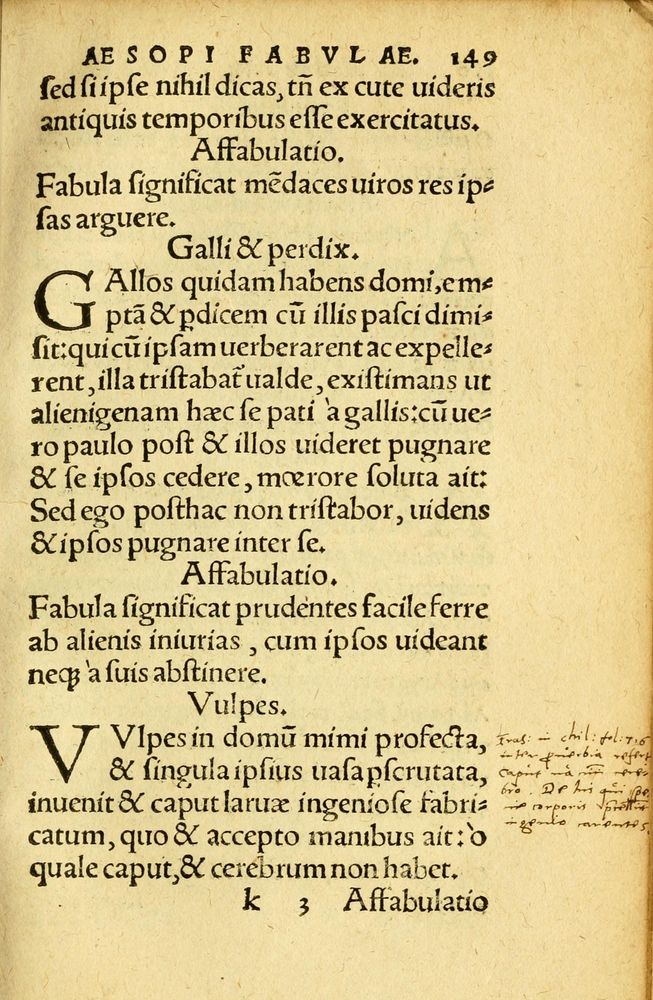 Scan 0157 of Aesopi Phrygis fabvlæ Graece et Latine