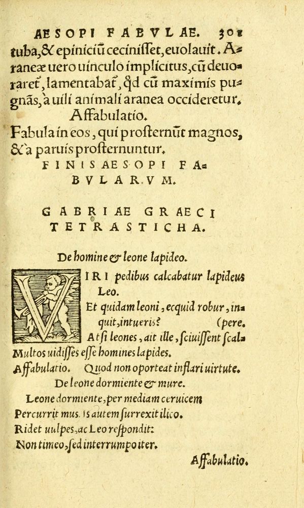 Scan 0309 of Aesopi Phrygis fabvlæ Graece et Latine