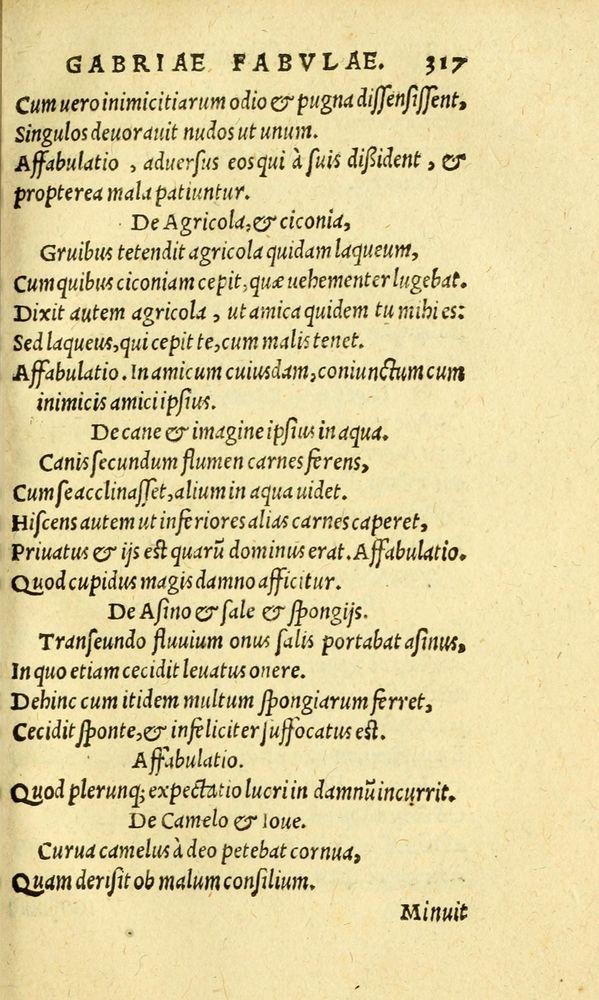 Scan 0325 of Aesopi Phrygis fabvlæ Graece et Latine