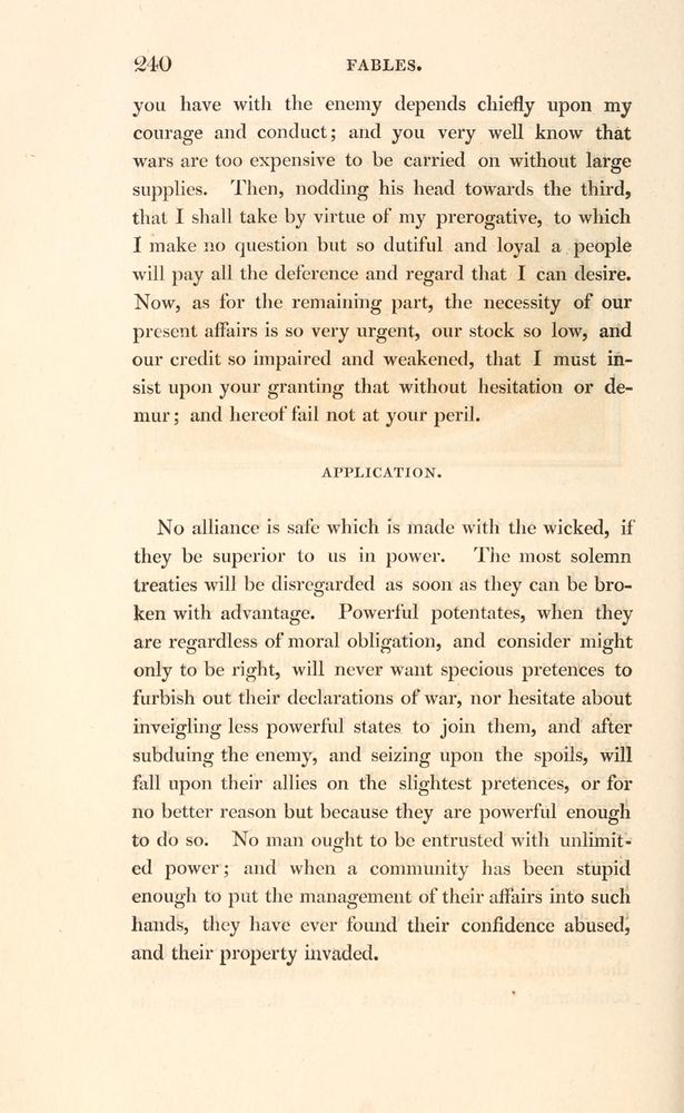 Scan 0274 of The Fables of Aesop, and others