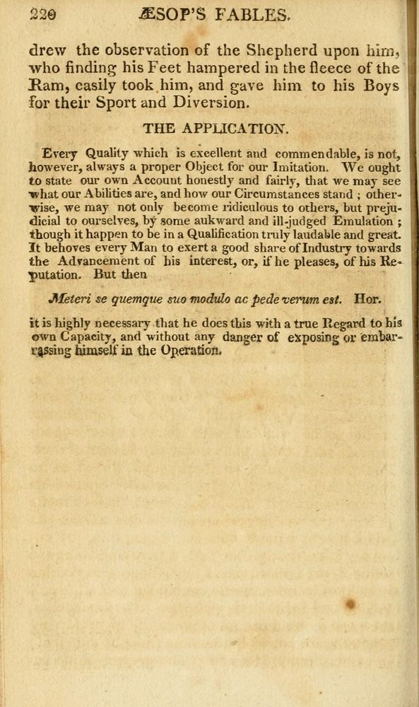 Scan 0246 of Fables of Æsop, and others