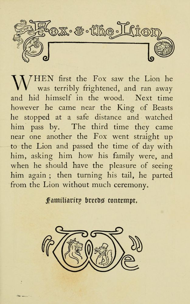 Scan 0115 of The fables of Æsop, selected, told anew and their history traced