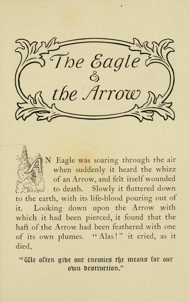 Scan 0211 of The fables of Æsop, selected, told anew and their history traced