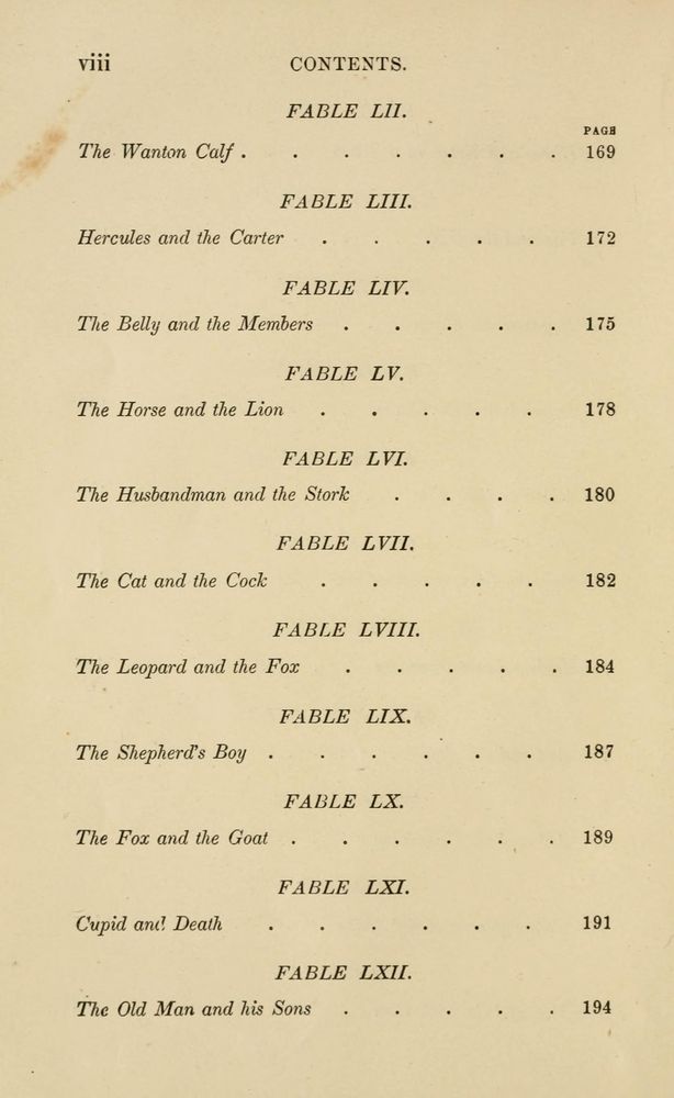Scan 0016 of The fables of Aesop
