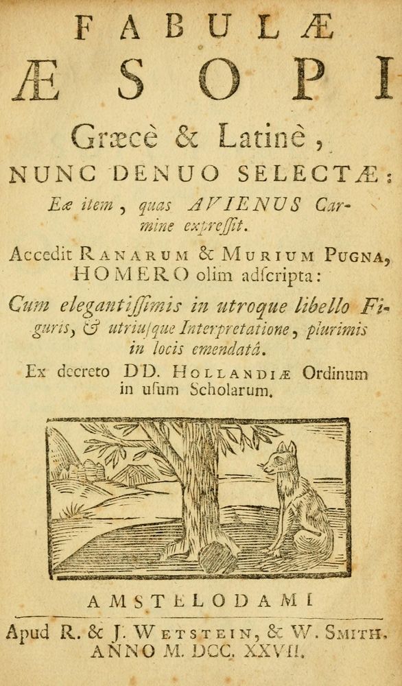 Scan 0003 of Fabulæ Æsopi