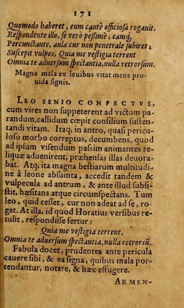 Scan 0195 of Fabulae c. Aesopicae