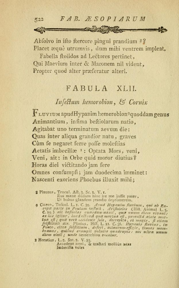 Scan 0254 of Fabulae Aesopiae curis posterioribus omnes fere, emendatae