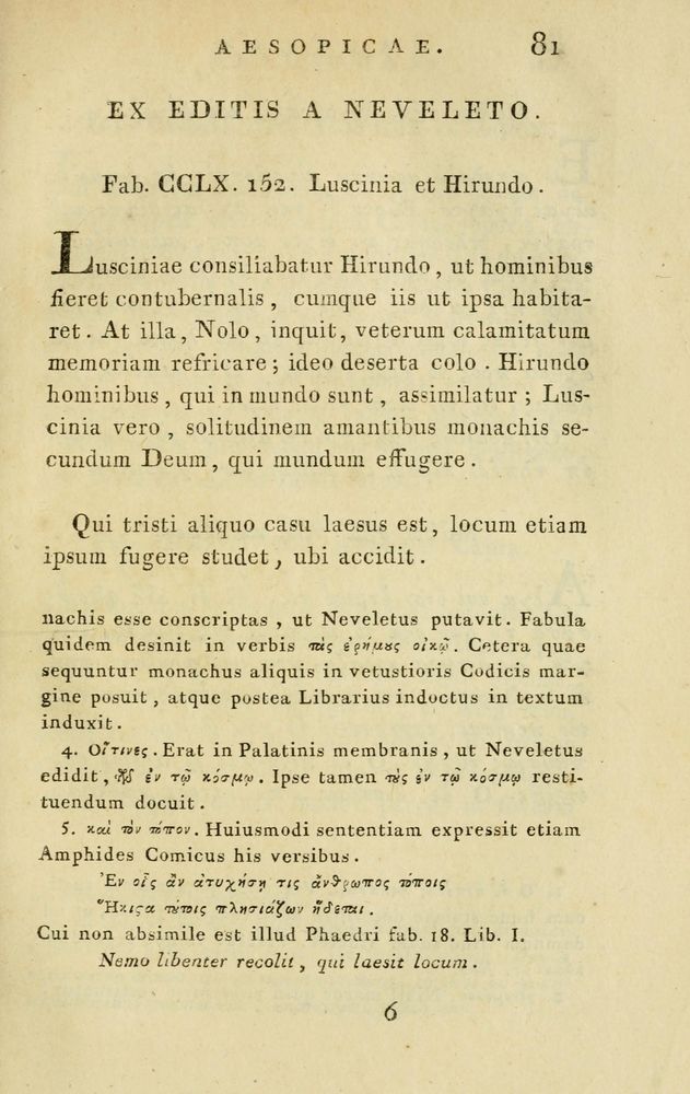 Scan 0451 of Fabvlae aesopicae qvales ante Planvdem ferebantvr ex vetvsto cod
