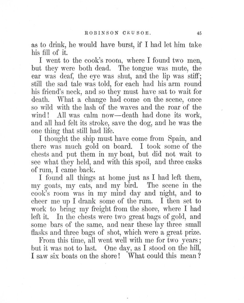 Scan 0049 of Robinson Crusoe in words of one syllable