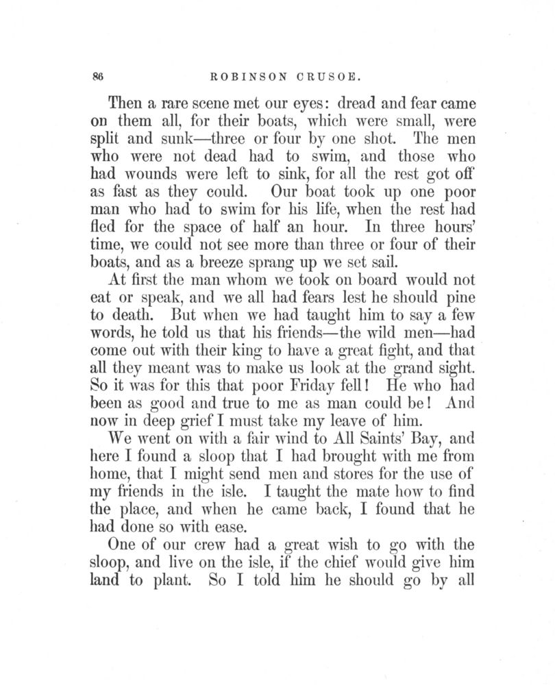Scan 0093 of Robinson Crusoe in words of one syllable
