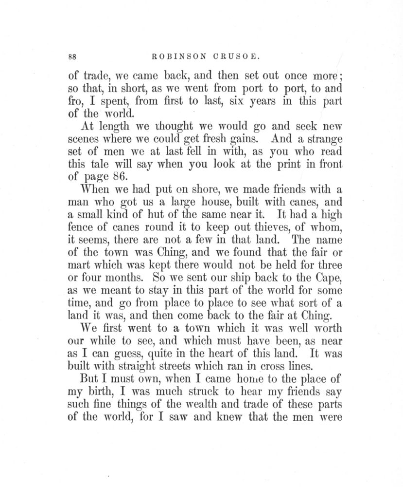 Scan 0095 of Robinson Crusoe in words of one syllable