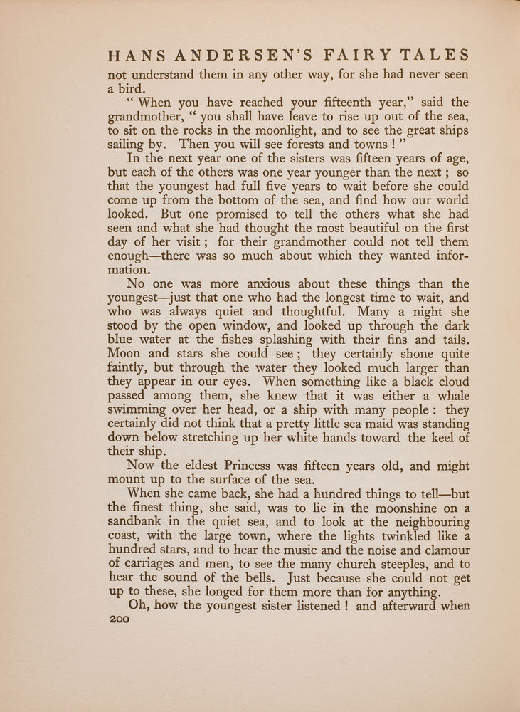 Scan 0266 of Fairy tales by Hans Andersen