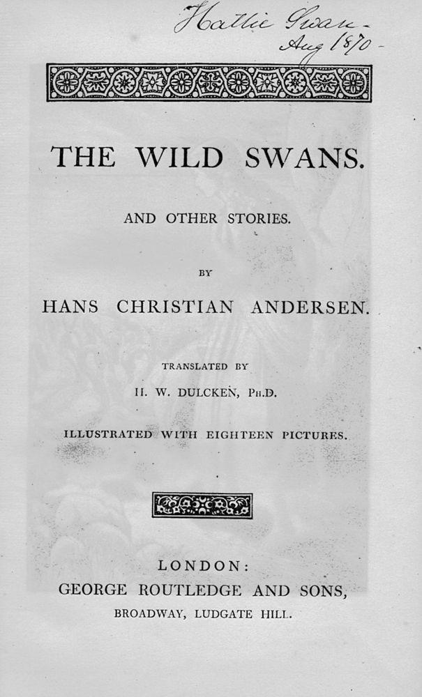 Scan 0007 of The wild swans
