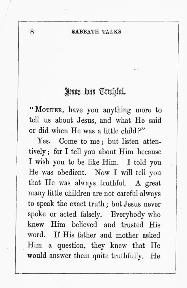 Scan 0012 of Sabbath talks about Jesus