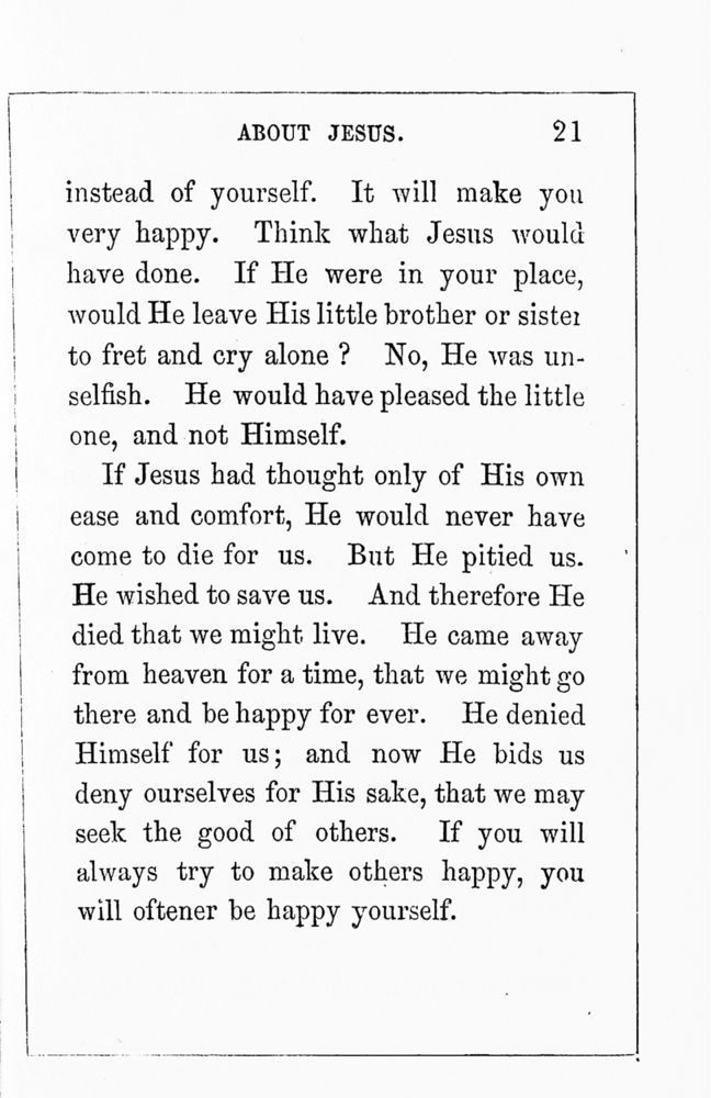 Scan 0025 of Sabbath talks about Jesus