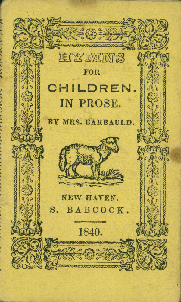 Scan 0001 of Hymns for children in prose