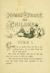 Thumbnail 0021 of Hymns in prose for children