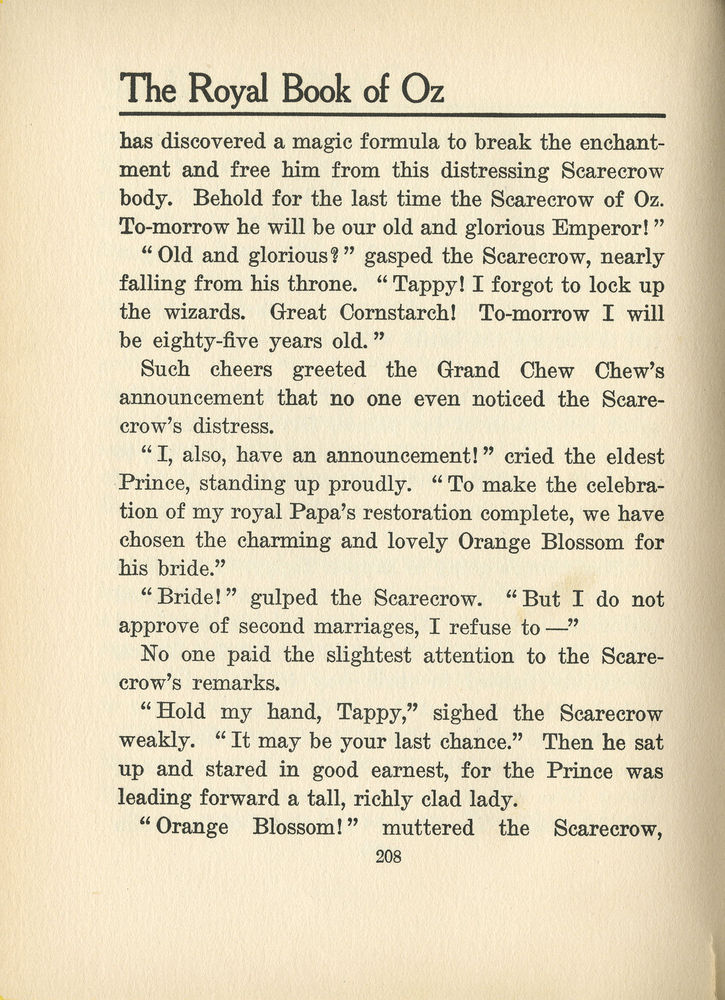 Scan 0228 of The royal book of Oz