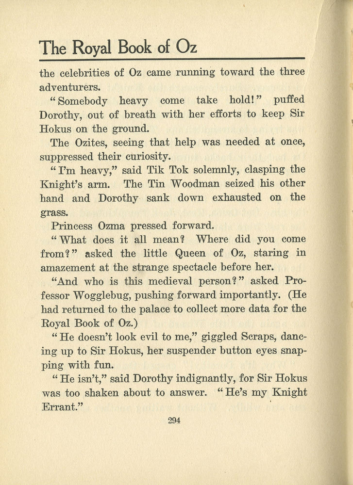 Scan 0320 of The royal book of Oz