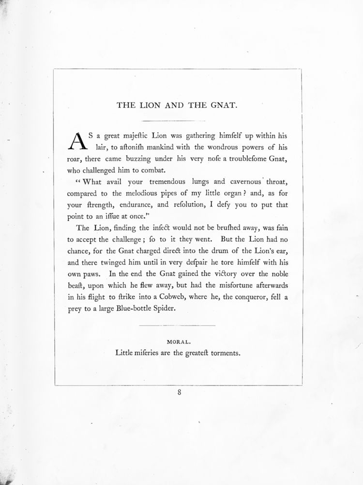Scan 0023 of Fables of Æsop 