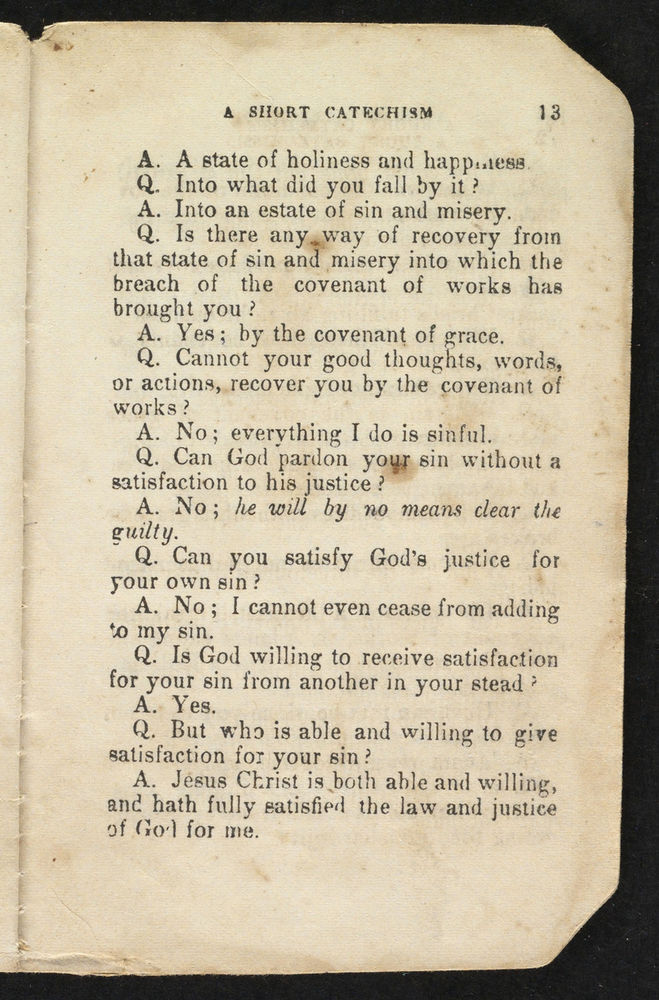 Scan 0015 of A short catechism for young children