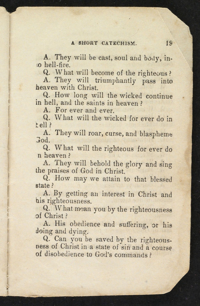 Scan 0021 of A short catechism for young children