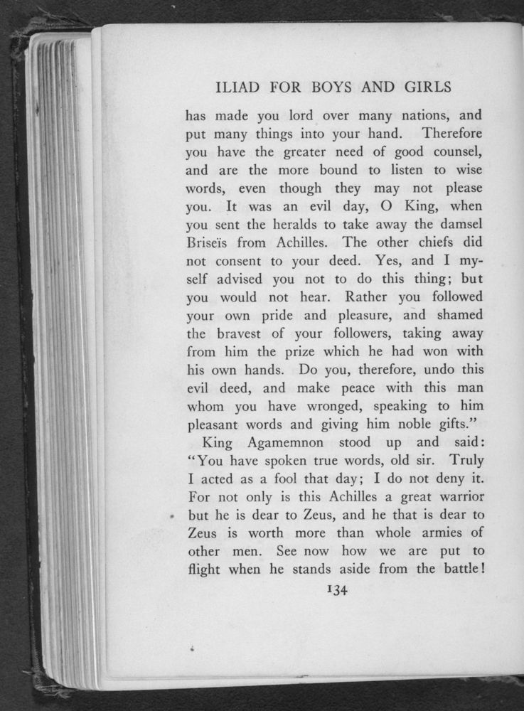 Scan 0144 of The Iliad for boys and girls