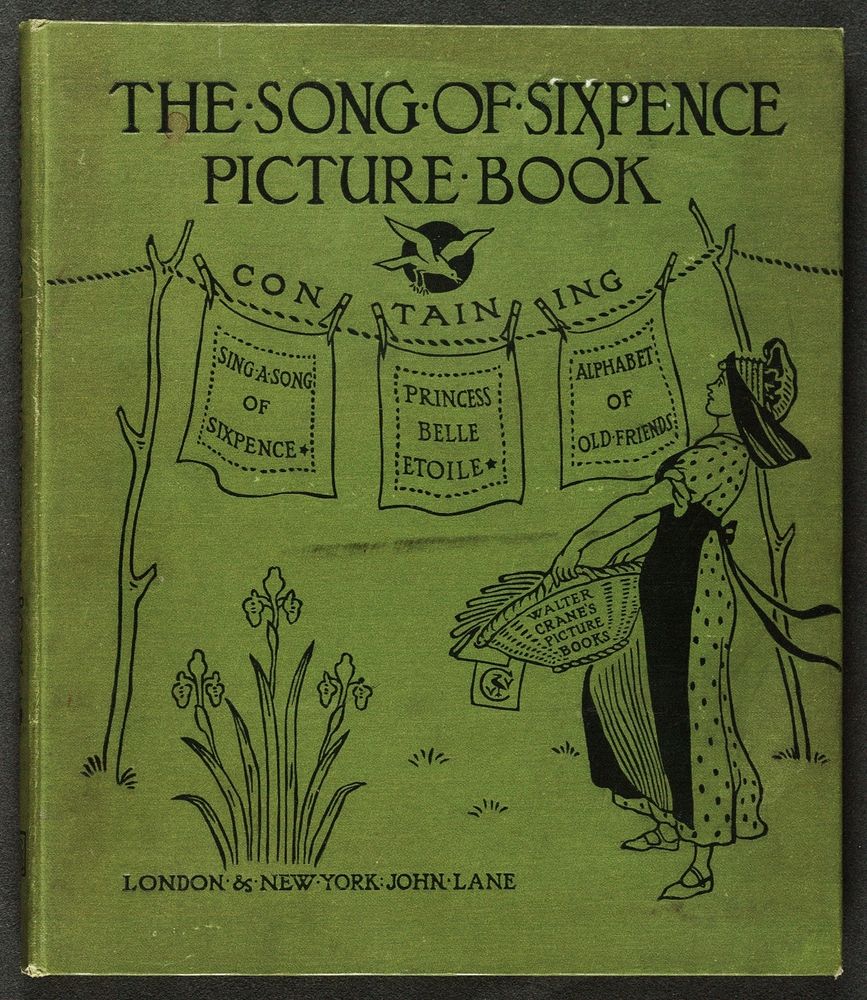 Scan 0001 of The song of sixpence picture book