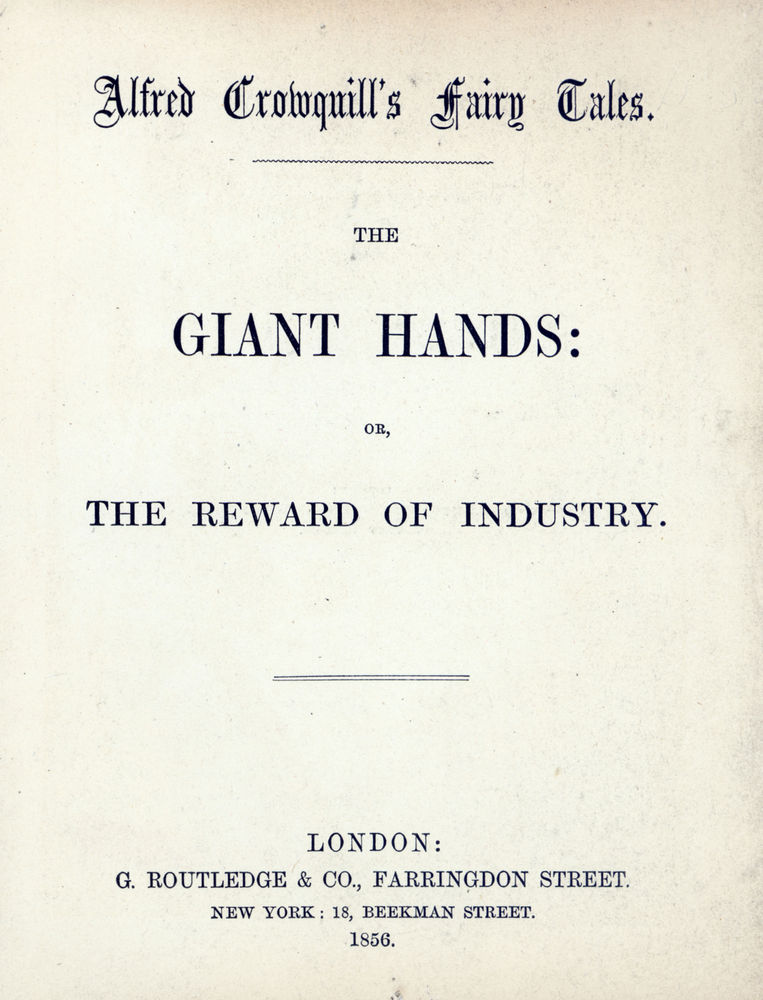 Scan 0003 of Giant hands, or, the reward of industry