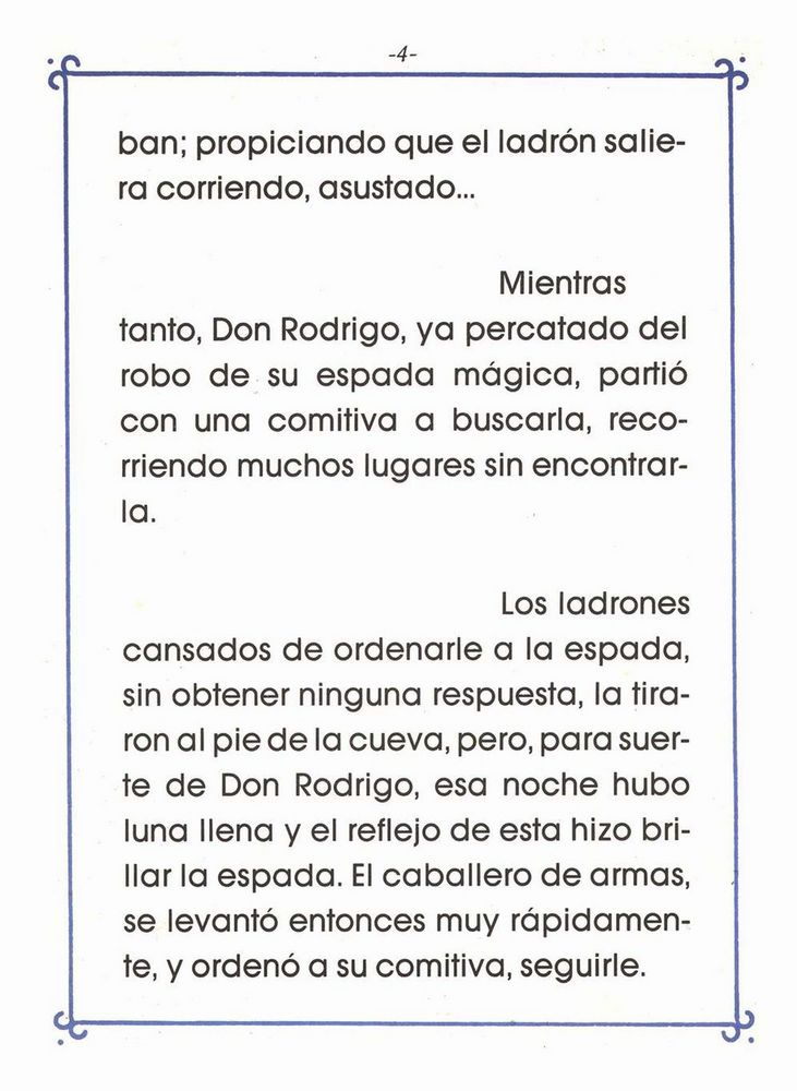 Scan 0006 of La espada mágica de Don Rodrigo